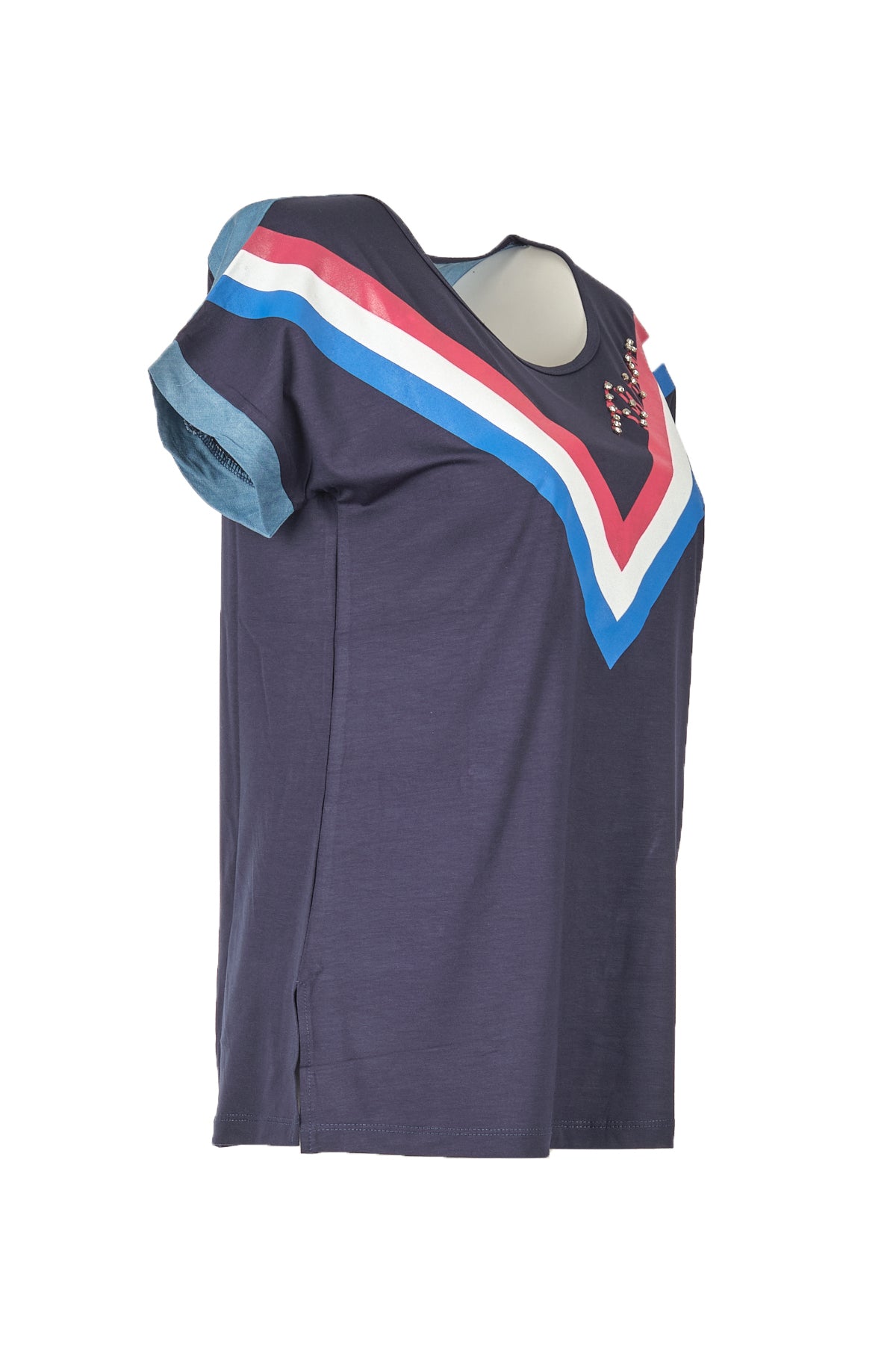 Vedi Minimalist Vintage Kadın T-Shirt - Kısa Kol Günlük