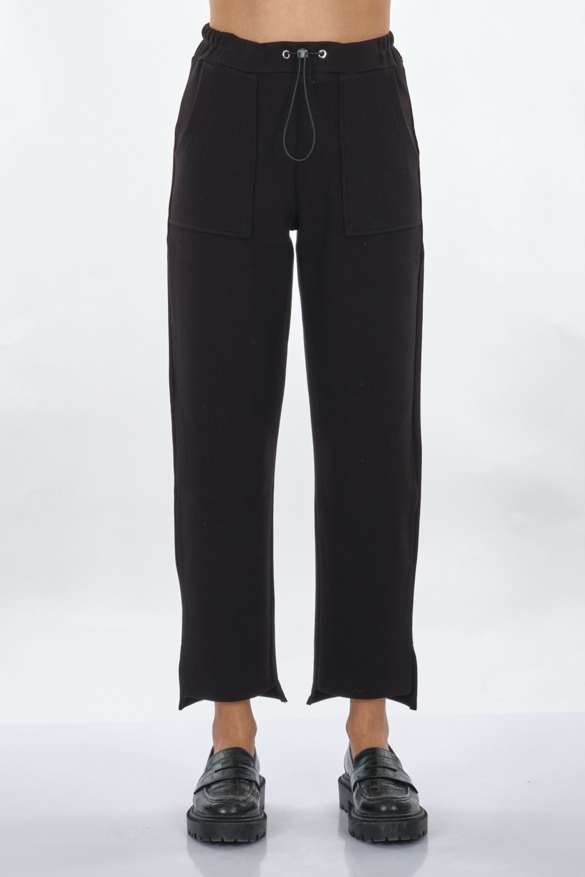 Vedi Oversize Yüksek Bel Kadın Pantolon - Minimalist Stil