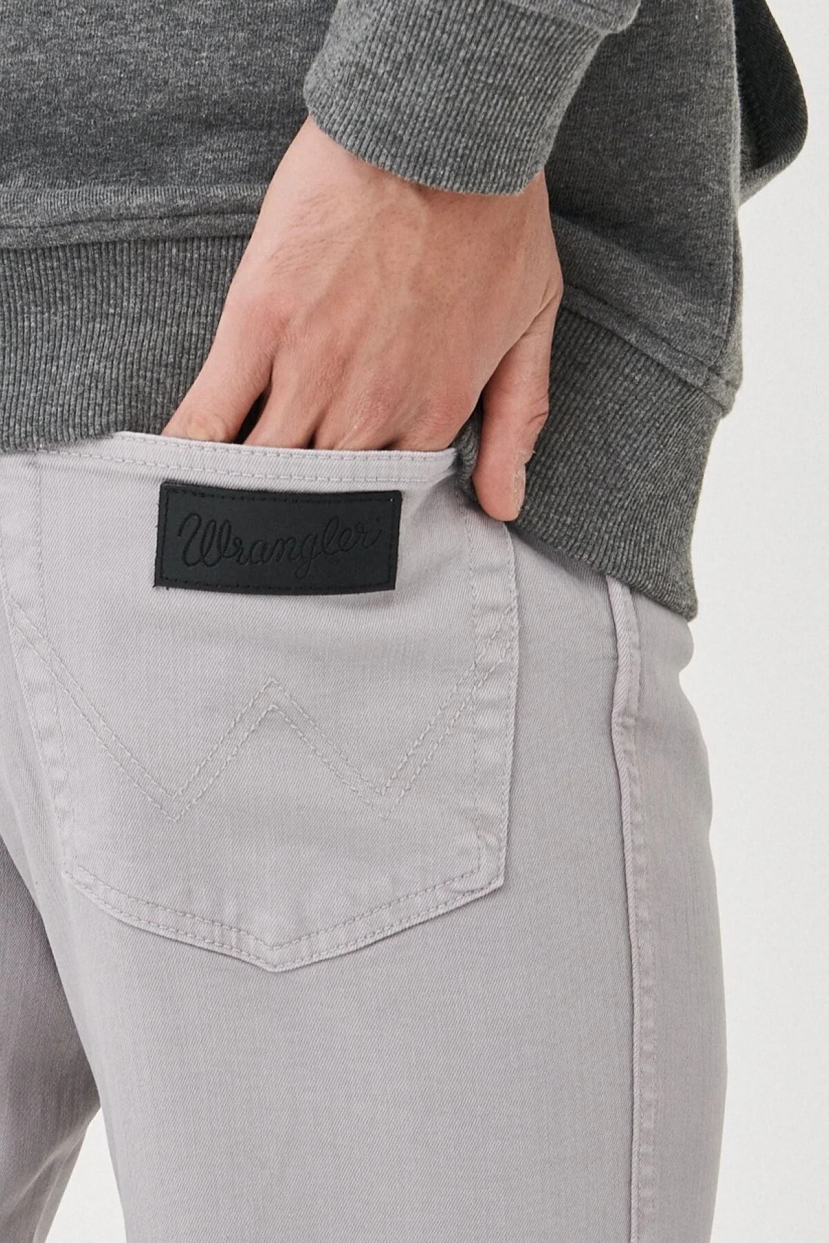 Wrangler Erkek Slim Fit Normal Bel Dar Paça Denim Kot Pantolon W12S004035