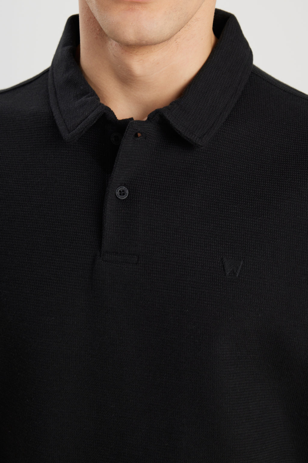 Wrangler Erkek Minimalist Polo Yaka Kısa Kol T-Shirt - Günlük Stil