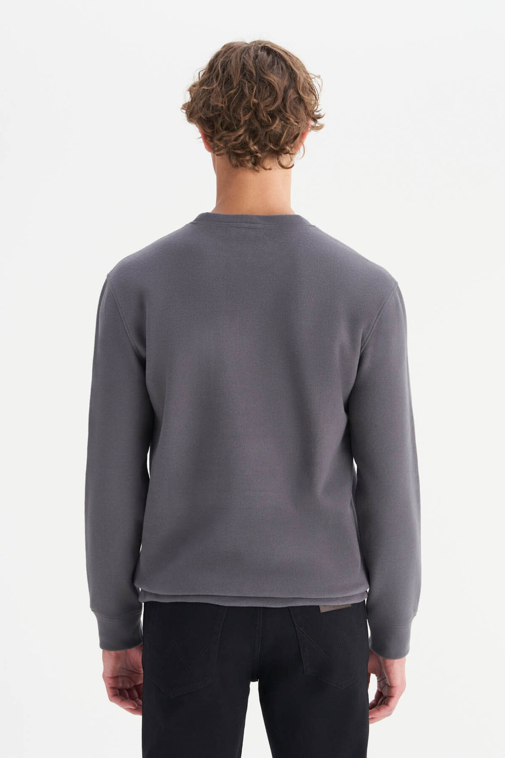 Wrangler Erkek Regular Fit Normal Kesim Bisiklet Yaka Selanik Örgü Sweatshirt