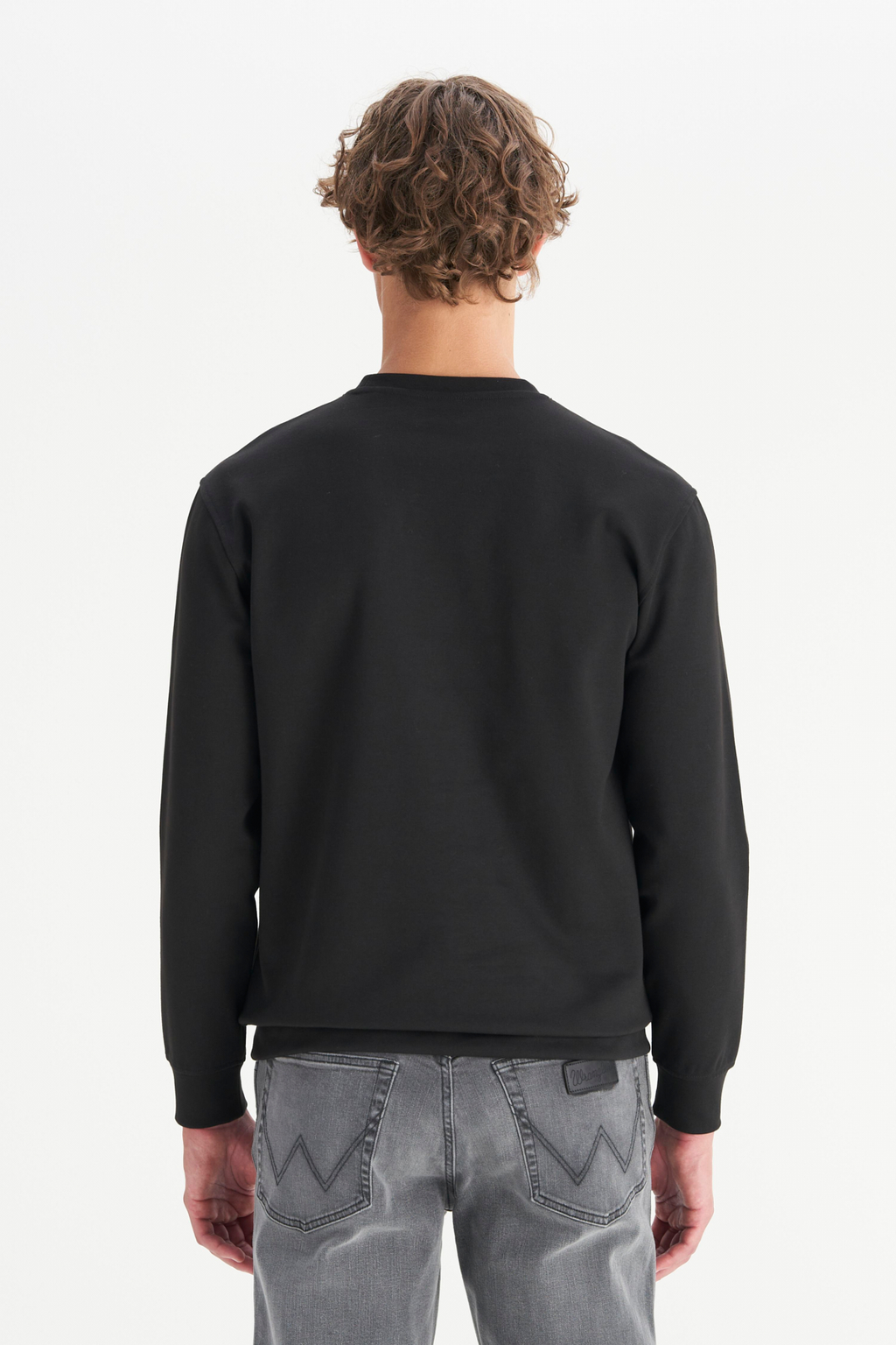 Wrangler Erkek Regular Fit Normal Kesim Bisiklet Yaka Sweatshirt