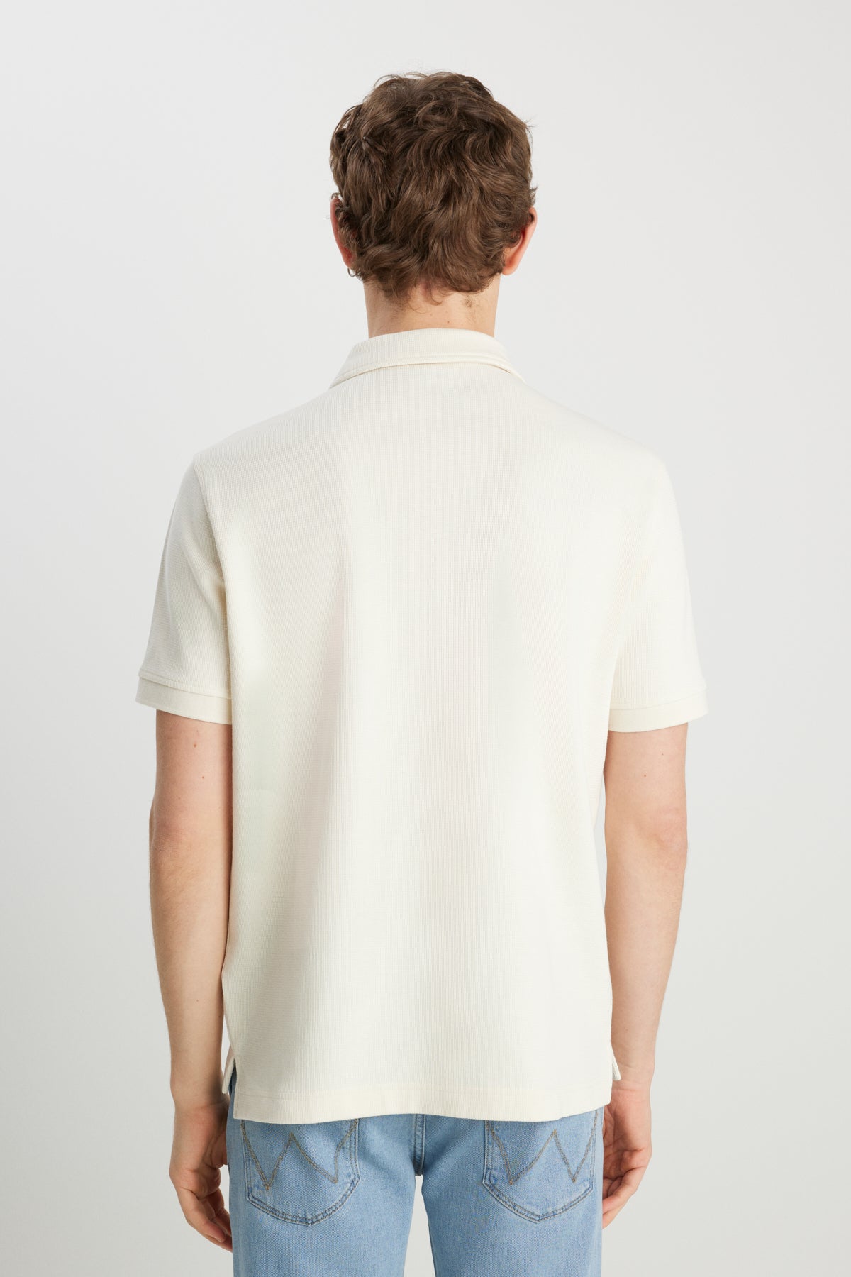 Wrangler Minimalist Polo Yaka Kısa Kol Erkek T-Shirt - Günlük Stil
