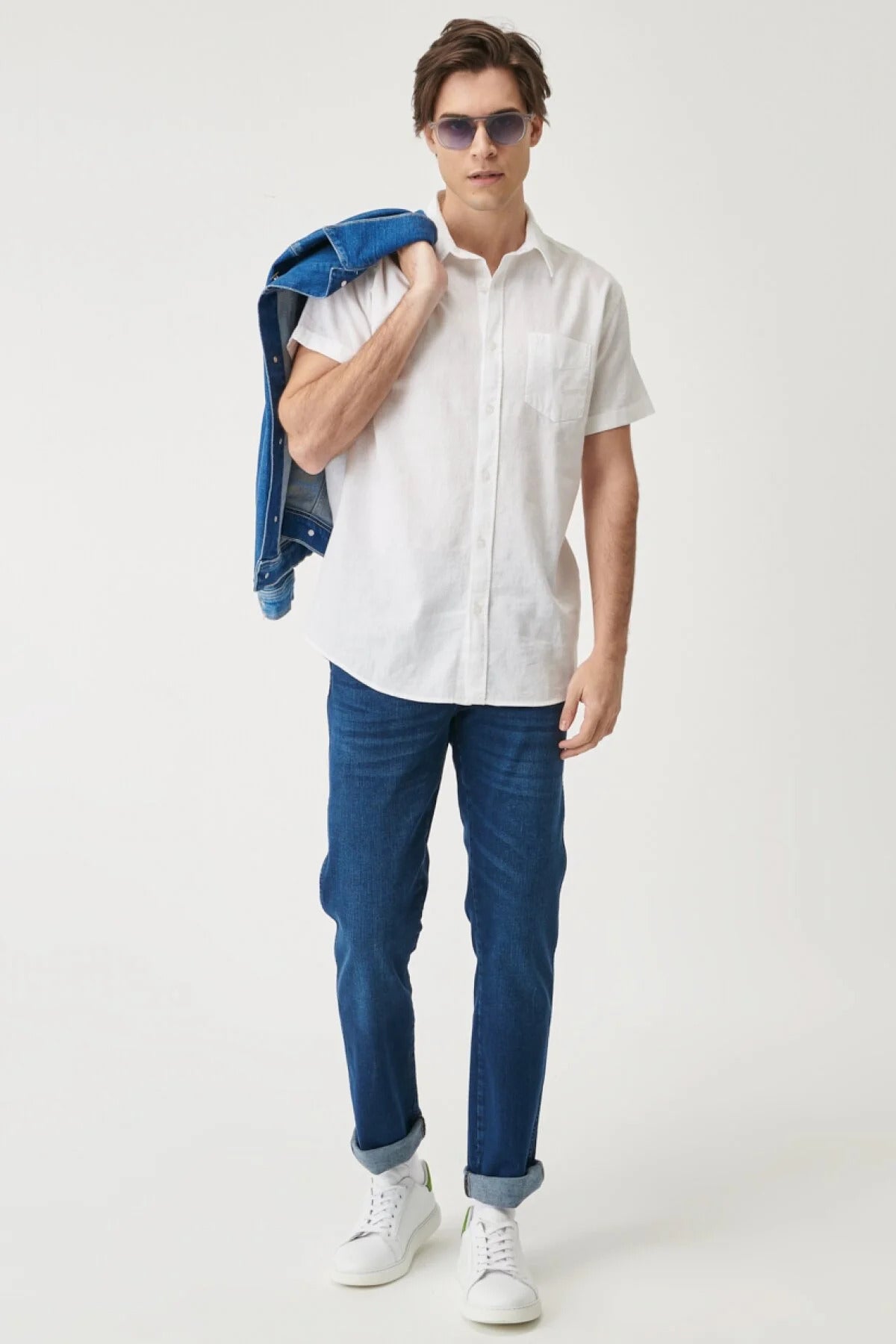 Wrangler Oversize Kısa Kol Erkek Gömlek - Minimalist Stil