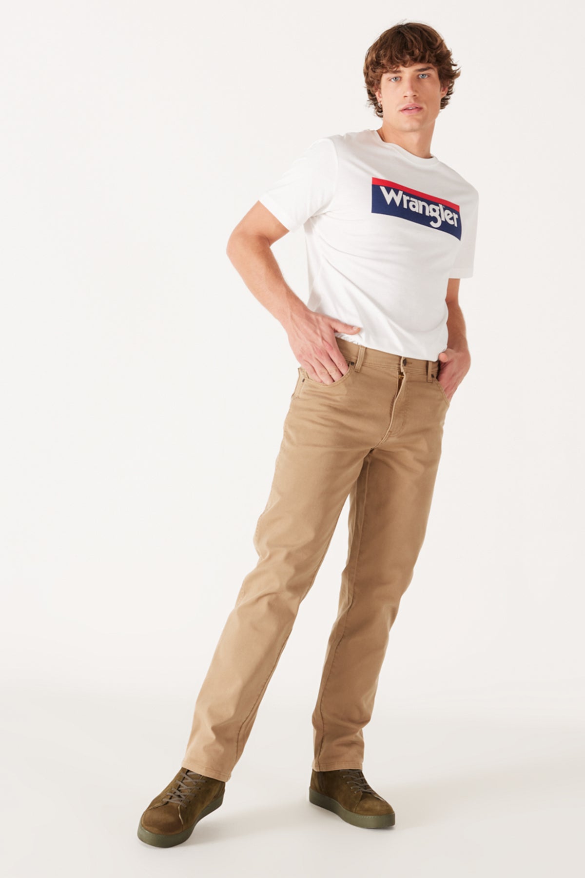 Wrangler Regular Fit Normal Kesim Normal Bel Esnek Pantolon
