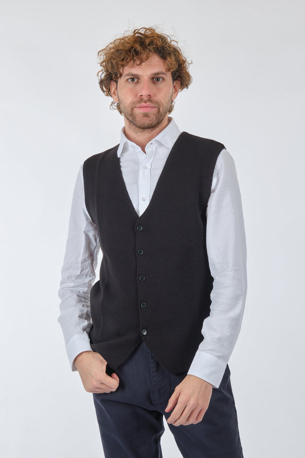 San&Fa V Yaka Erkek Yelek - Minimalist & Şık