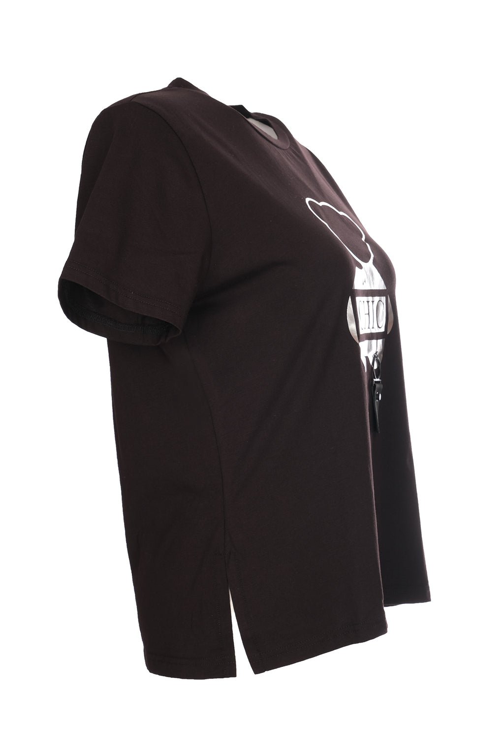 Ysatis Minimalist Oversize Kadın Bluz - Kısa Kol Yuvarlak Yaka