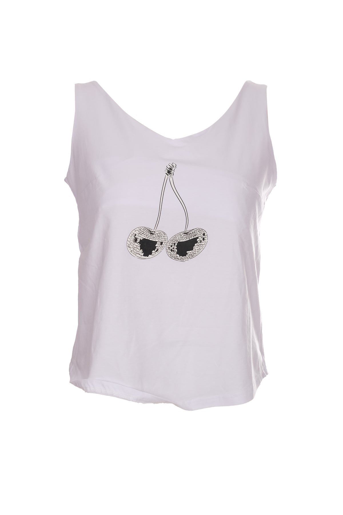 Ysatis Minimalist V Yaka Kolsuz Crop Bluz - Günlük Tarz