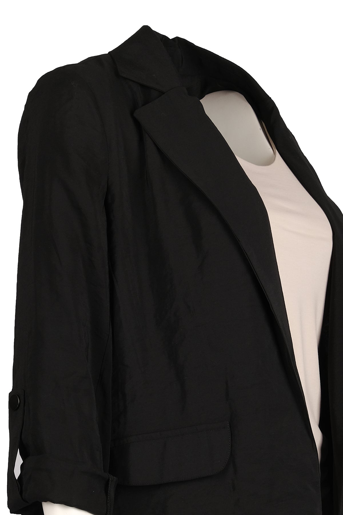 Ysatis Minimalist Oversize 3/4 Kol Kadın Ceket - Günlük Şıklık Translation missing: tr.content.product_image_secondary