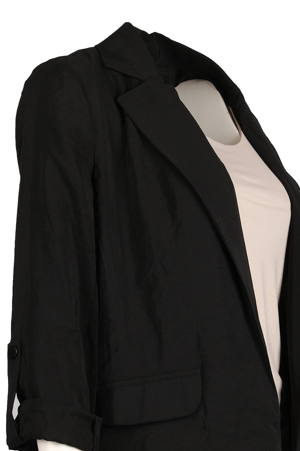 Ysatis Minimalist Oversize 3/4 Kol Kadın Ceket - Günlük Şıklık