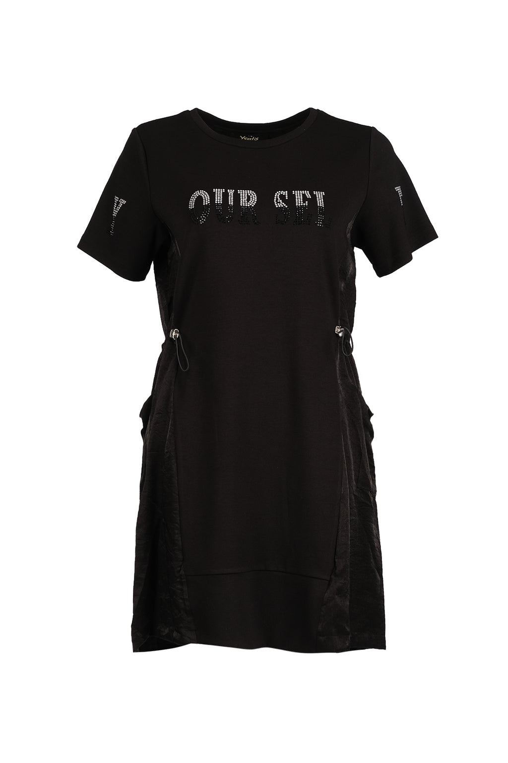 Ysatis Oversize Midi Elbise - Kısa Kol - Günlük Şıklık