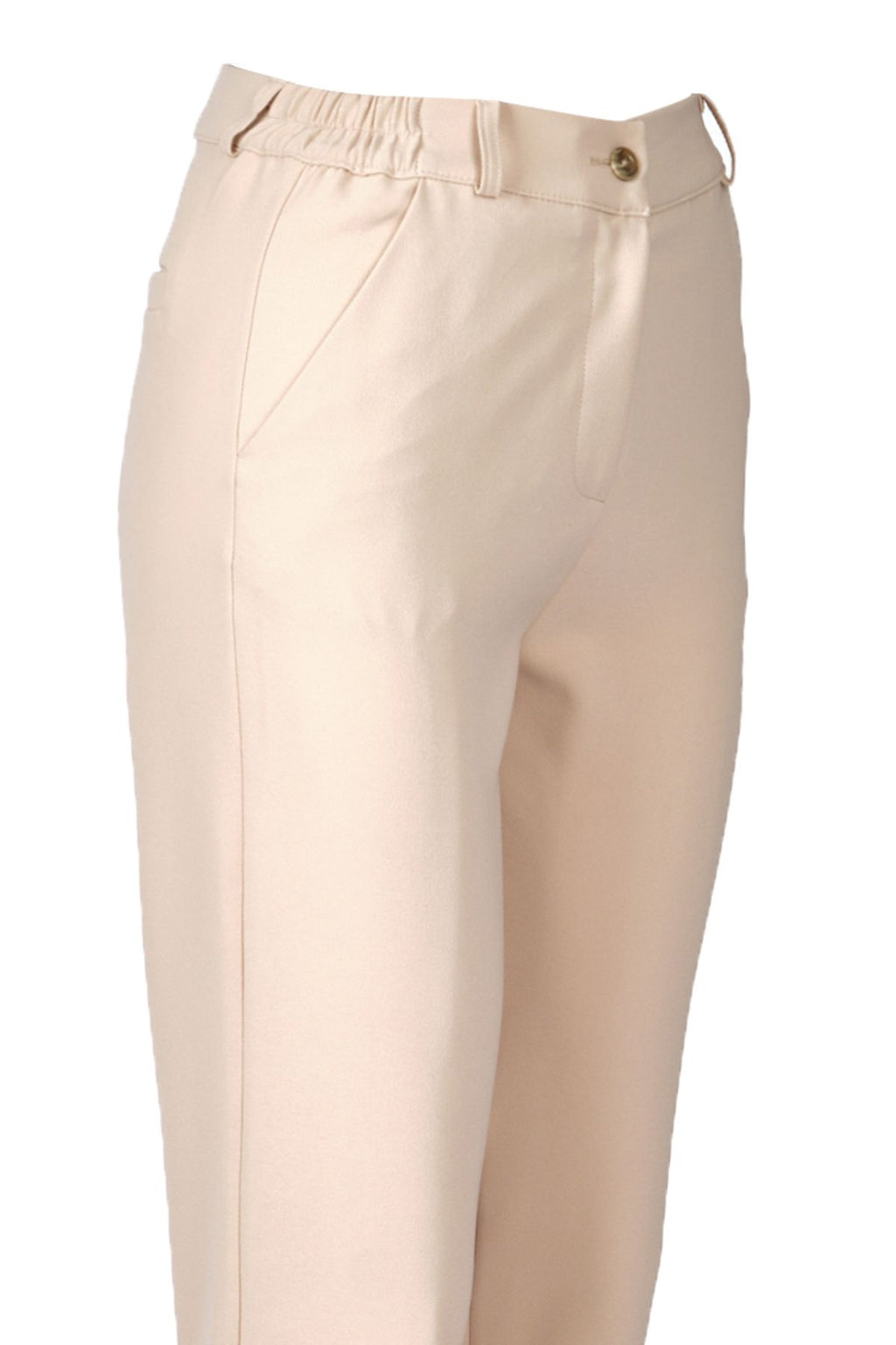 Ysatis Minimalist Kadın Pantolon - Yüksek Bel Düz Kesim Günlük & İş