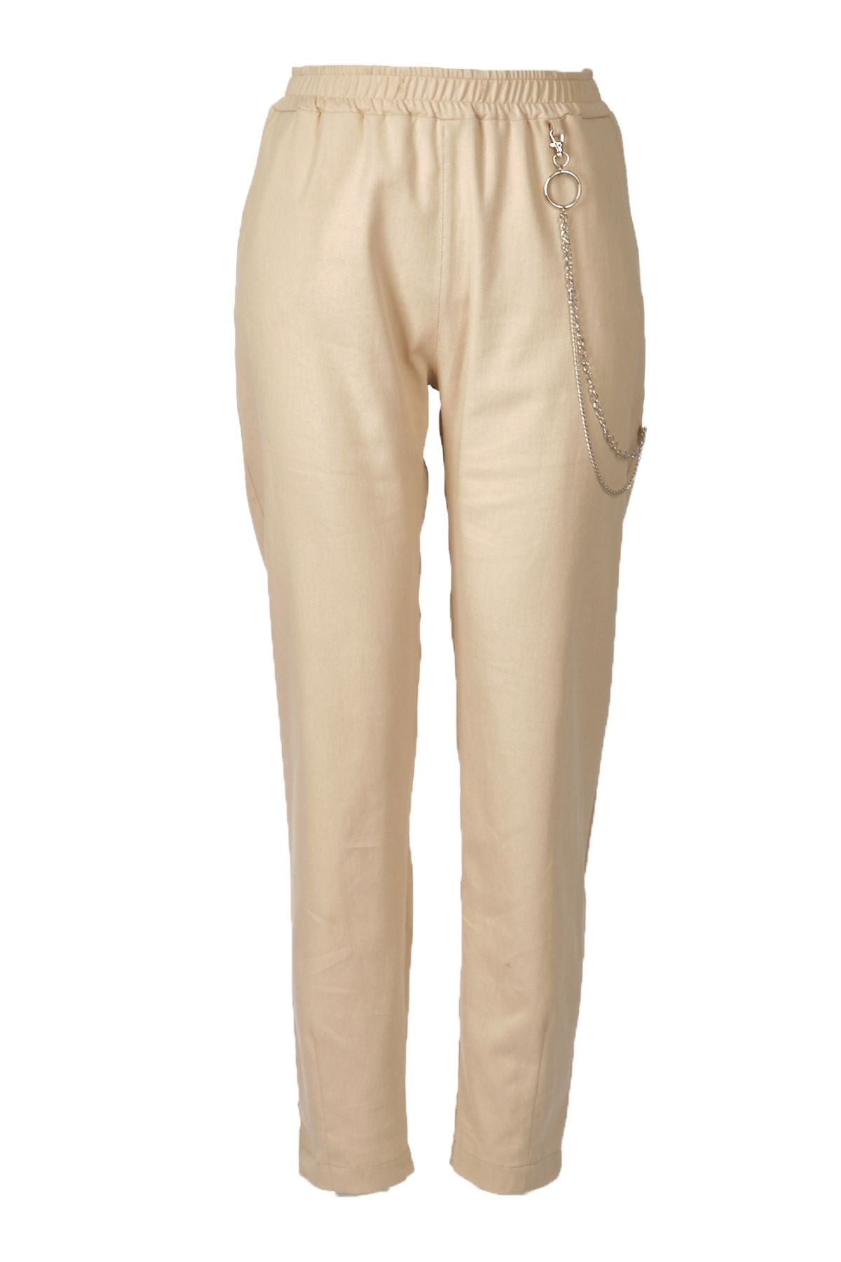 Ysatis Minimalist Zincir Detaylı Kadın Pantolon - Günlük Kullanım Translation missing: tr.content.product_image_main