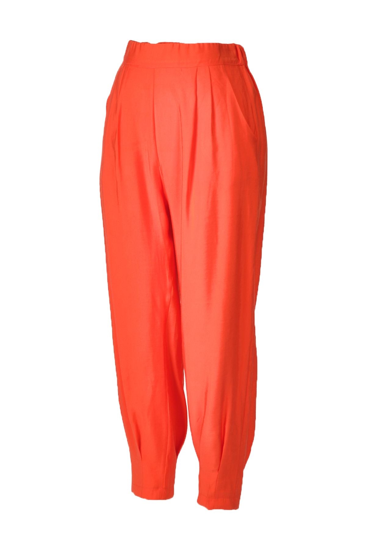 Ysatis Midi Pileli Oversize Kadın Pantolon - Minimalist Tarz Translation missing: tr.content.product_image_secondary