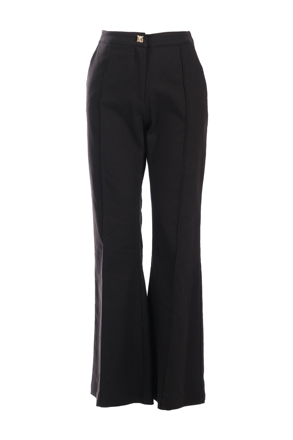 Ysatis Minimalist Yüksek Bel Çizgili Kemerli Kadın Pantolon - Günlük & İş Translation missing: tr.content.product_image_main