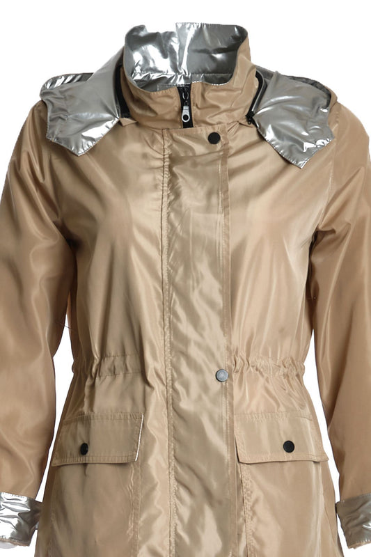 معطف واقٍ من المطر للنساء من يساتيس 24241000107