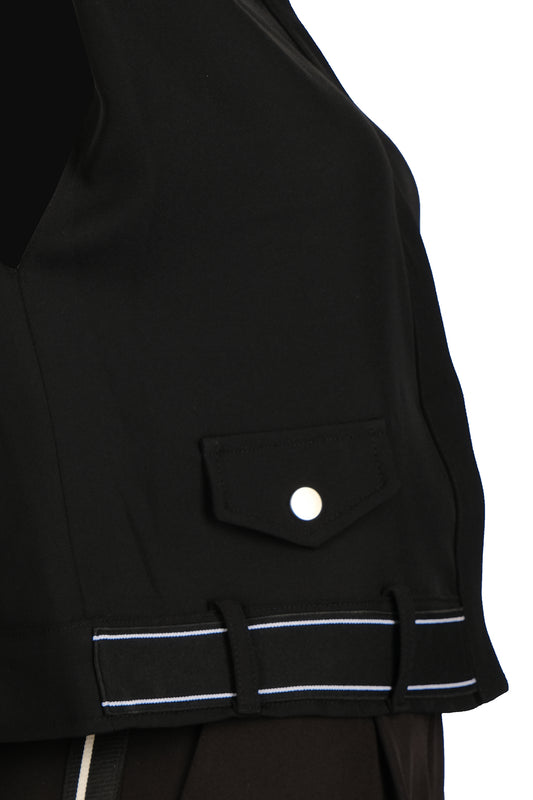 Ysatis Oversize Kolsuz Crop Yelek - Minimalist Şıklık