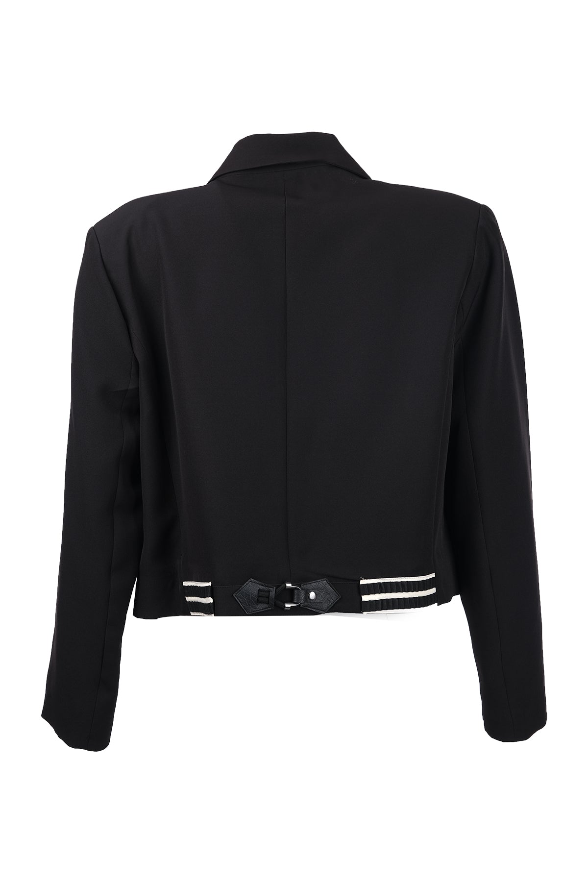 Ysatis Minimalist Crop Blazer Ceket - Uzun Kol - Günlük & Şık