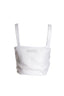 Ysatis Sırtı Açık Pullu Crop Bluz - Minimalist Tasarım - Parti